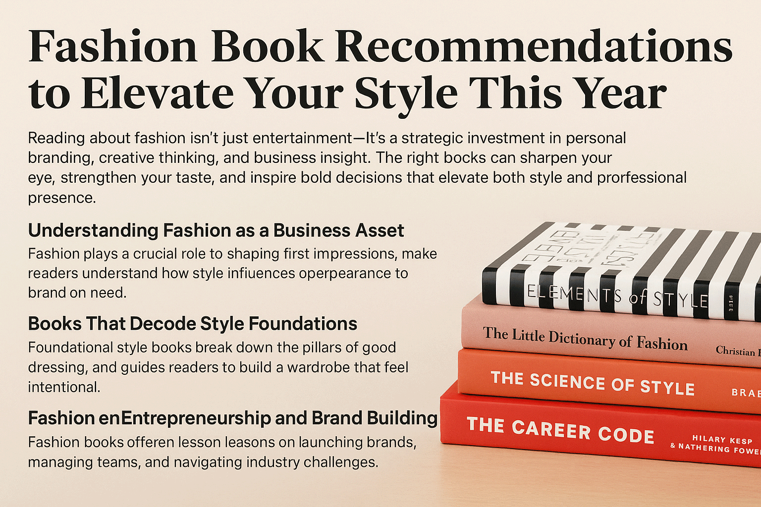 Fashion Book Recommendations To Elevate Your Style This Year